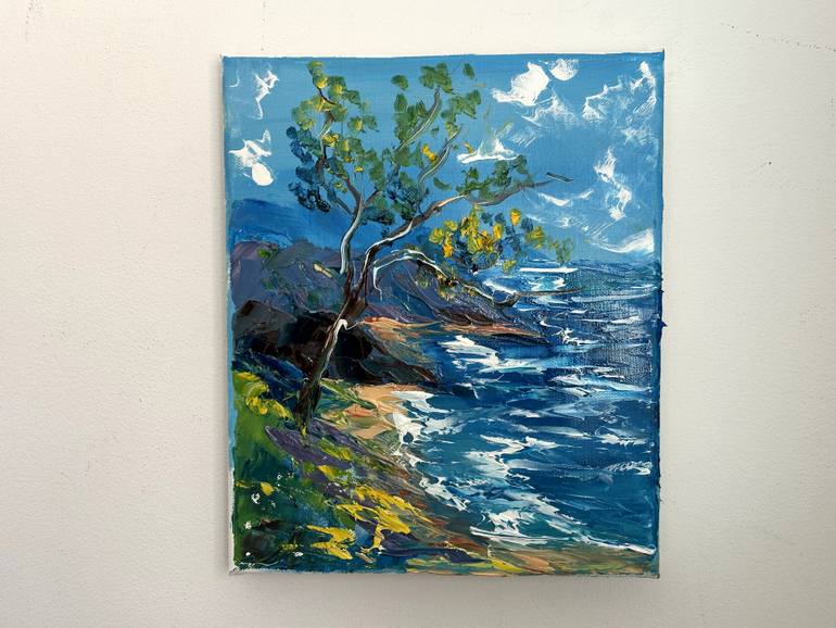 Original Contemporary Seascape Painting by Oksana Fedorova