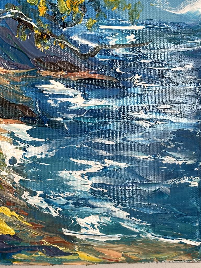 Original Contemporary Seascape Painting by Oksana Fedorova