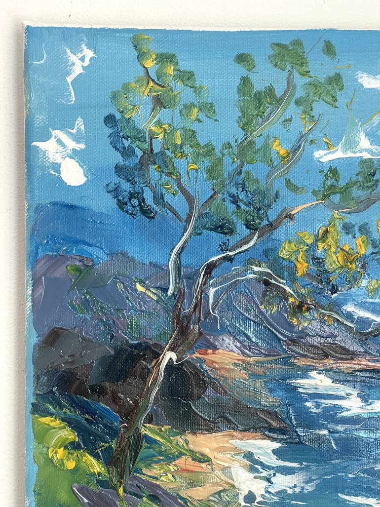 Original Contemporary Seascape Painting by Oksana Fedorova