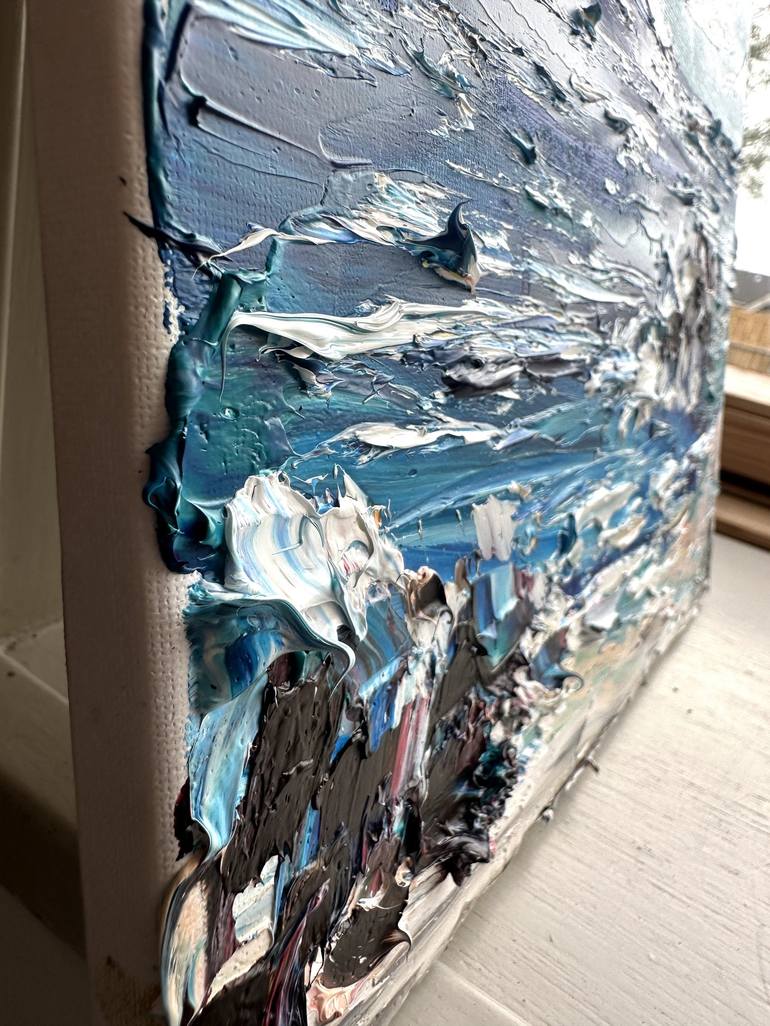 Original Contemporary Seascape Painting by Oksana Fedorova