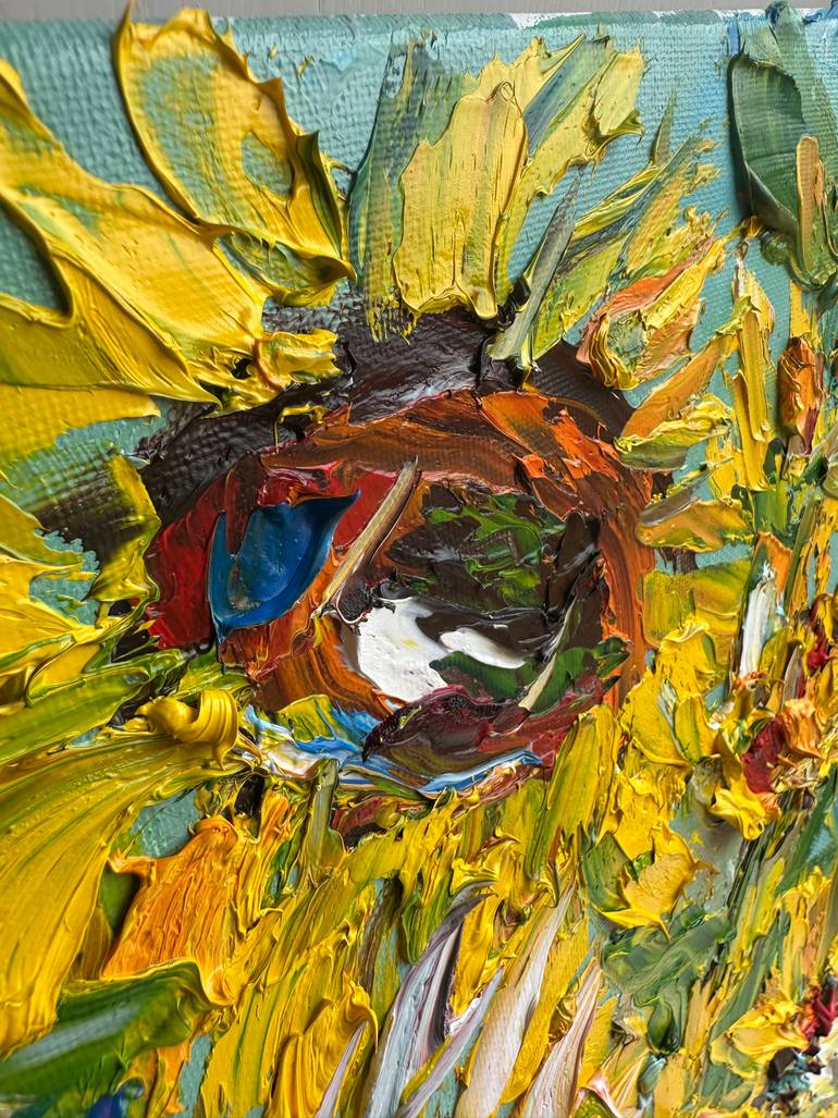 Original Expressionism Floral Painting by Oksana Fedorova