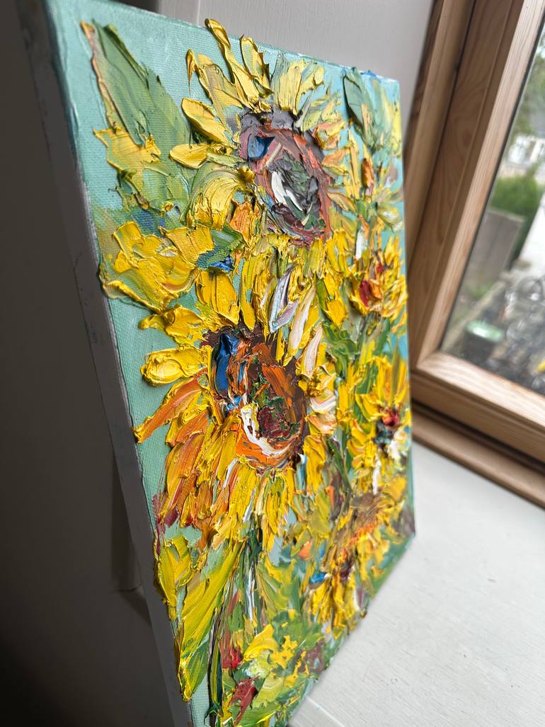 Original Expressionism Floral Painting by Oksana Fedorova