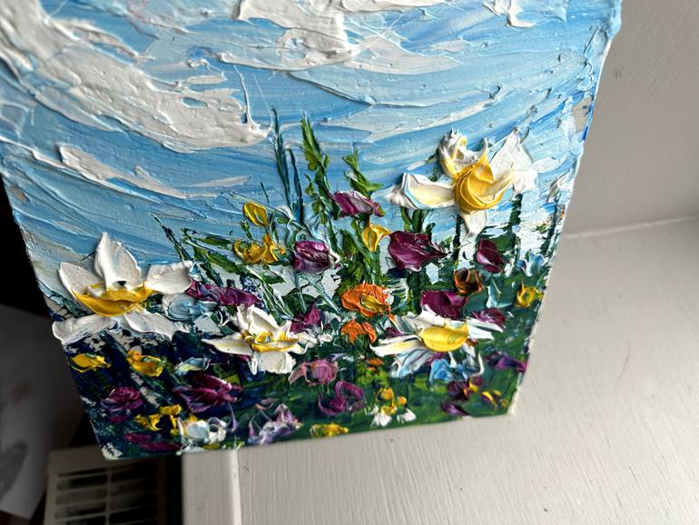 Original Impressionism Floral Painting by Oksana Fedorova