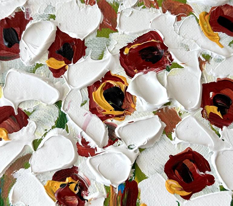 Original Expressionism Floral Painting by Oksana Fedorova