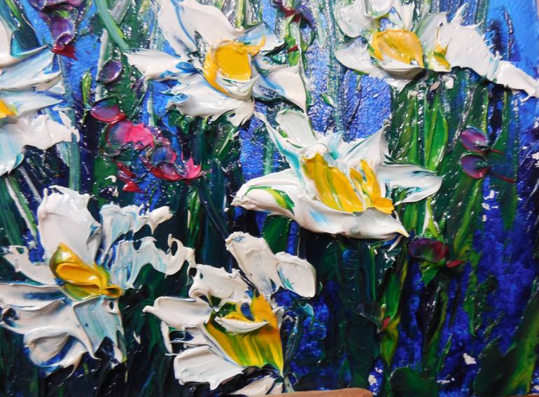 Original Impressionism Floral Painting by Oksana Fedorova