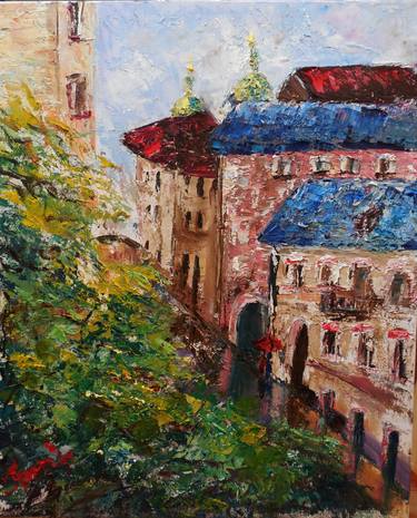 Print of Impressionism Cities Paintings by Oksana Fedorova