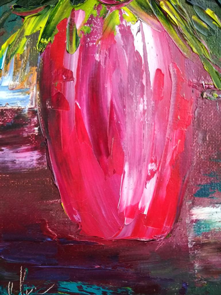 Original Impressionism Still Life Painting by Oksana Fedorova
