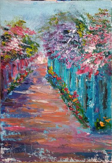 Print of Fine Art Garden Paintings by Oksana Fedorova