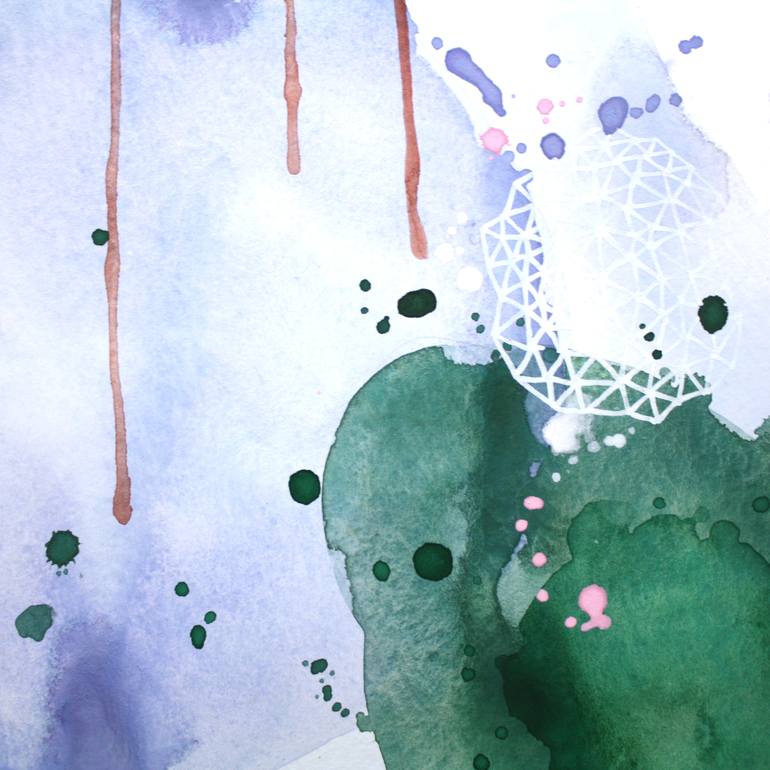 Original Abstract Expressionism Abstract Painting by Amanda Michele