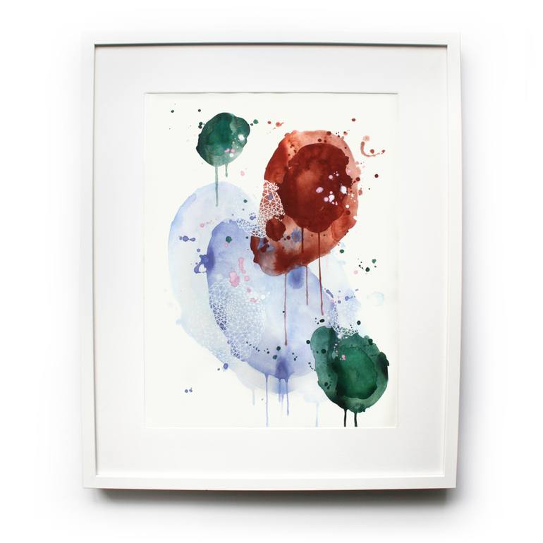 Original Abstract Expressionism Abstract Painting by Amanda Michele