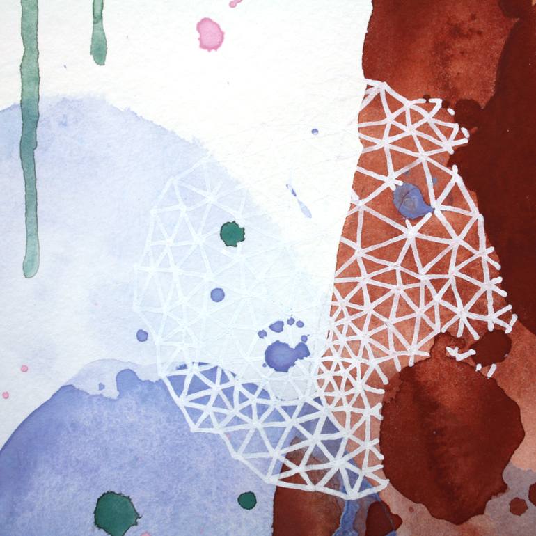 Original Abstract Expressionism Abstract Painting by Amanda Michele