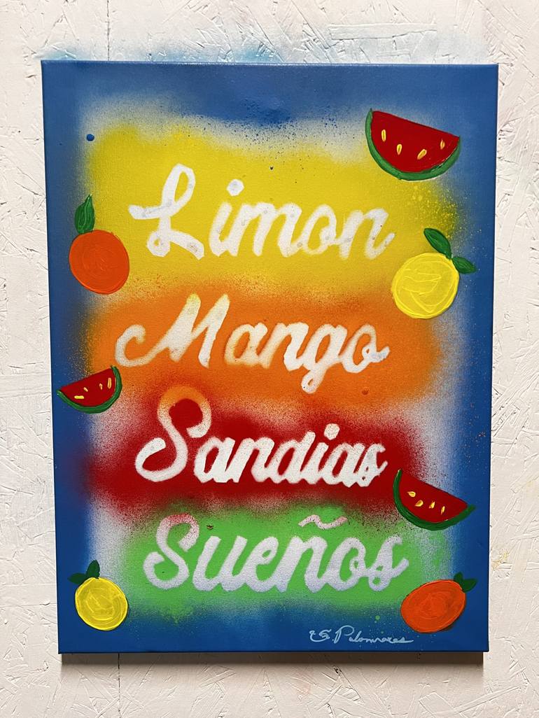 Original Contemporary Calligraphy Painting by Francisco Palomares