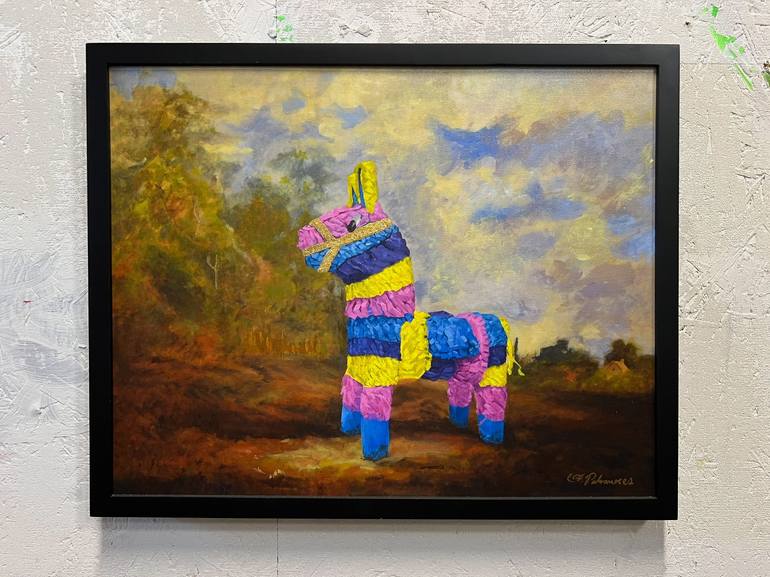Original Classicism Horse Painting by Francisco Palomares