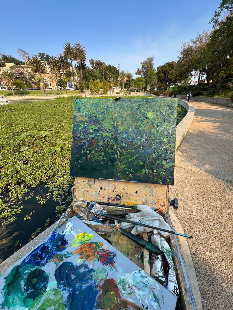 Original Impressionism Nature Painting by Francisco Palomares