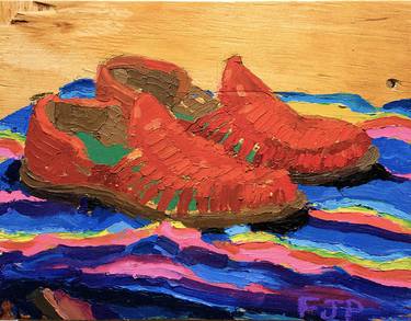 Saatchi Art Artist Francisco Palomares; Painting, “Huaraches” #art