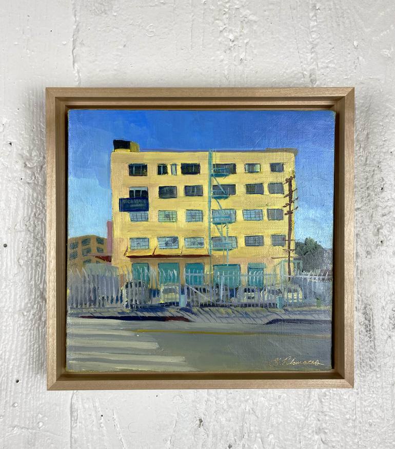 Original Documentary Architecture Painting by Francisco Palomares