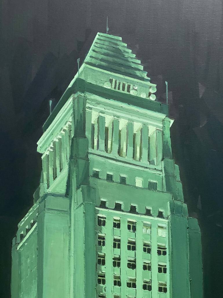 Original Architecture Painting by Francisco Palomares
