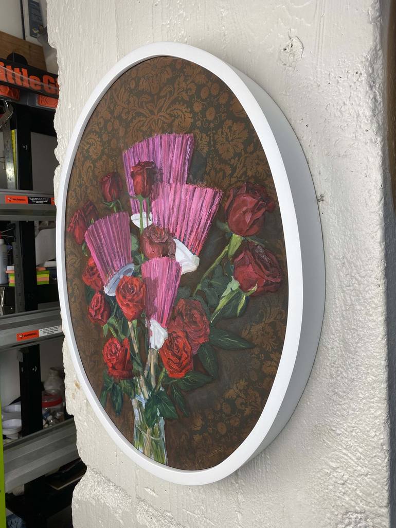 Original Floral Painting by Francisco Palomares