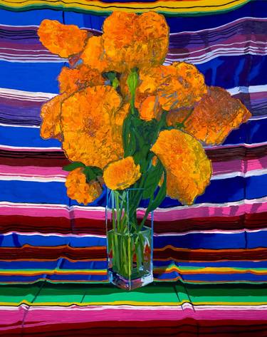 Marigolds with Mexican Blanket thumb