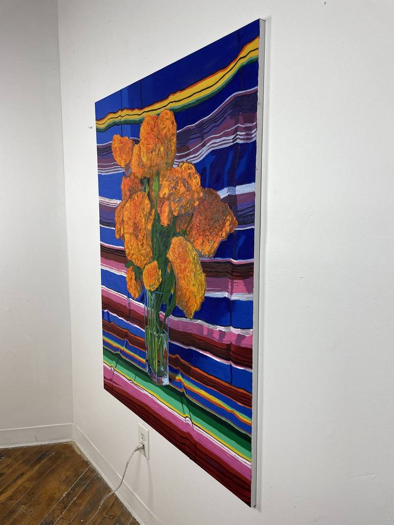 Original Floral Painting by Francisco Palomares