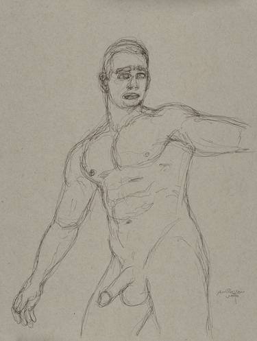 Original Nude Drawing by Andersen Woof