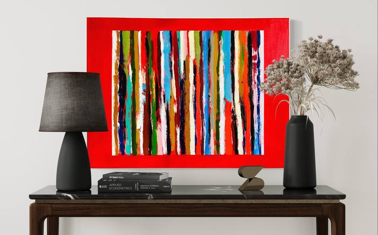 Original Abstract Expressionism Abstract Painting by Elina Grankina