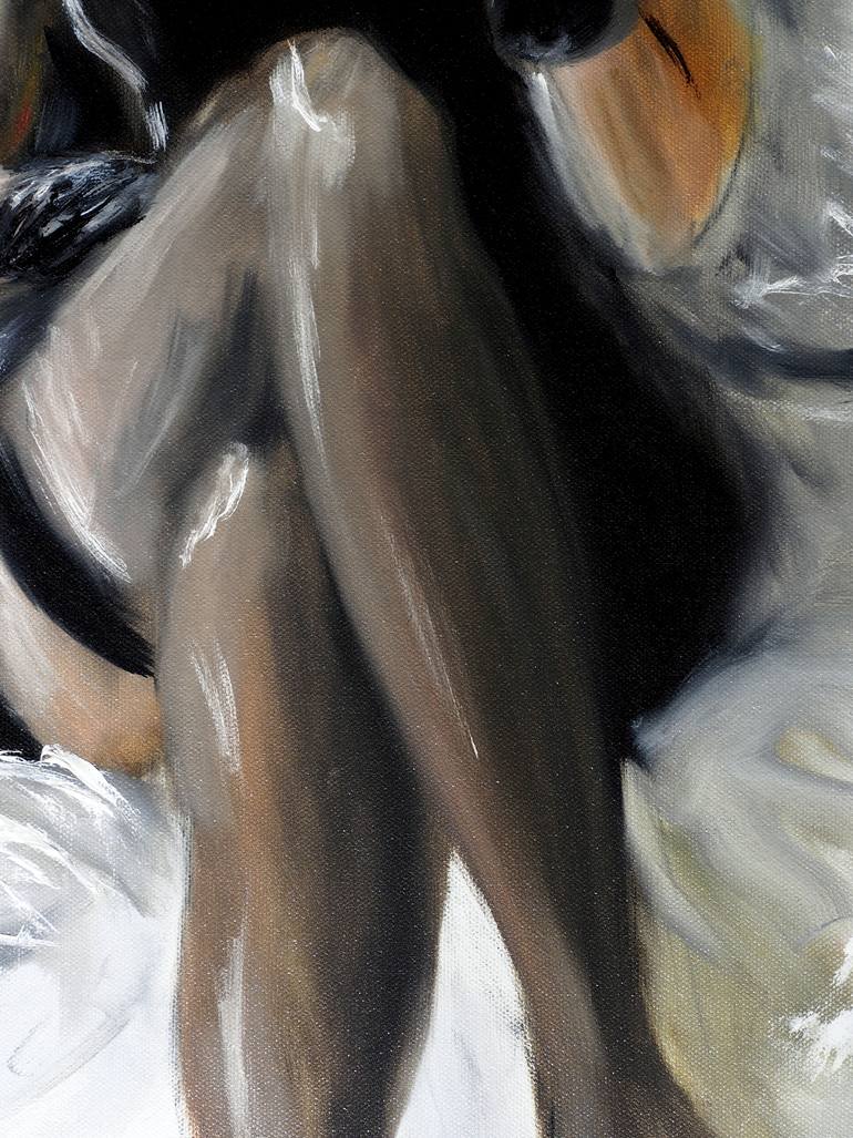 Original Impressionism Women Painting by Ruslana Levandovska
