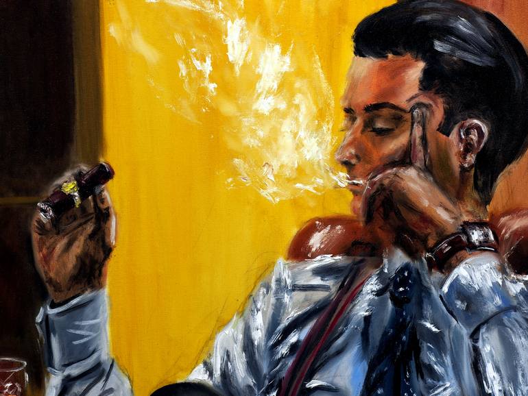 Original Figurative People Painting by Ruslana Levandovska