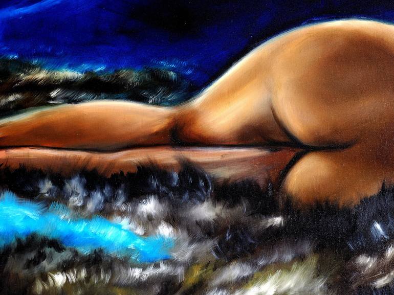 Original Nude Painting by Ruslana Levandovska