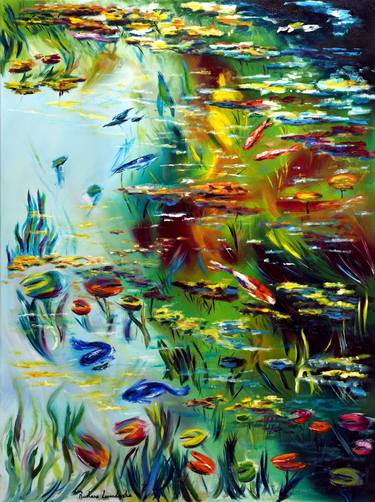 Original Impressionism Nature Paintings by Ruslana Levandovska