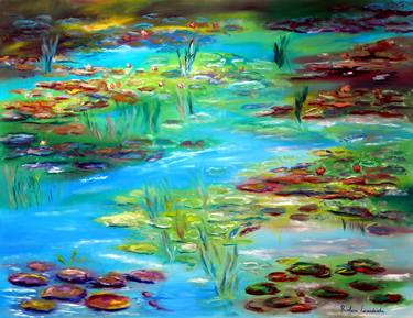 Original Impressionism Nature Paintings by Ruslana Levandovska