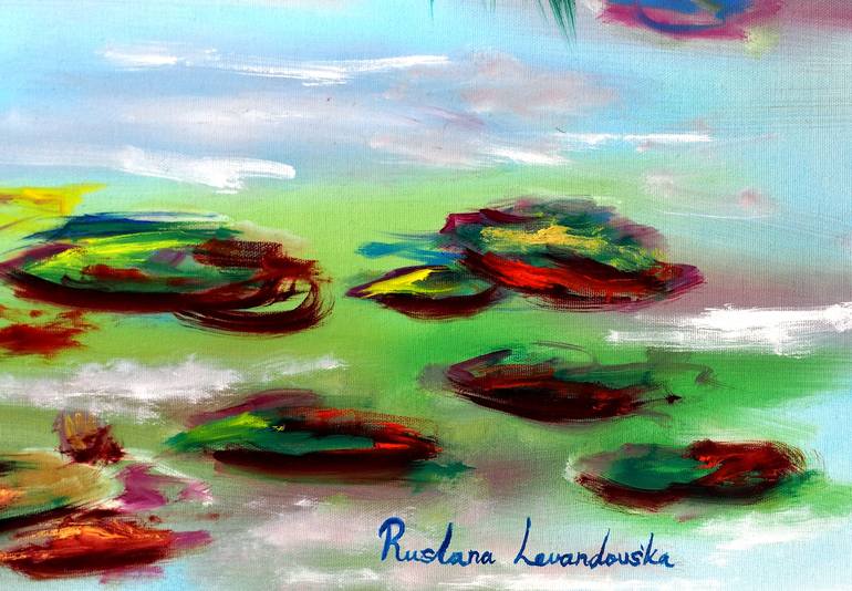 Original Impressionism Nature Painting by Ruslana Levandovska