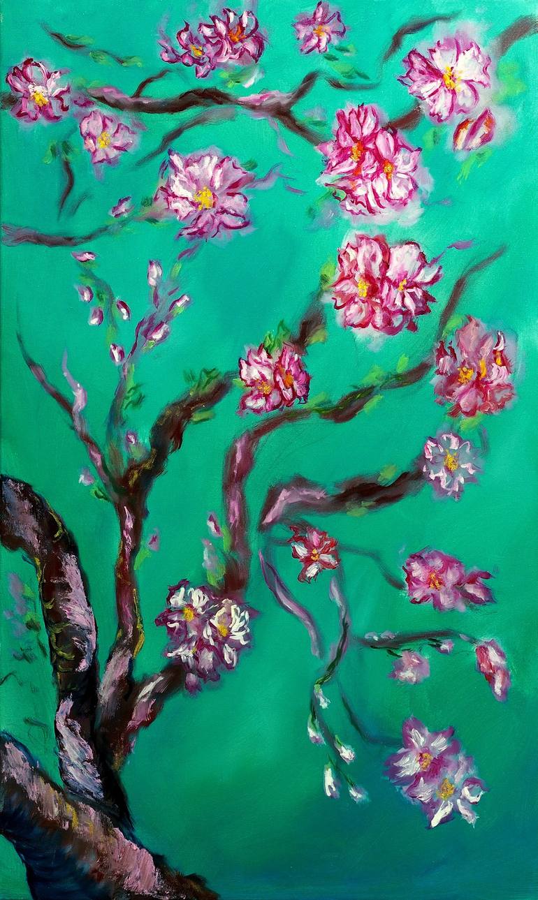 Original Impressionism Floral Painting by Ruslana Levandovska