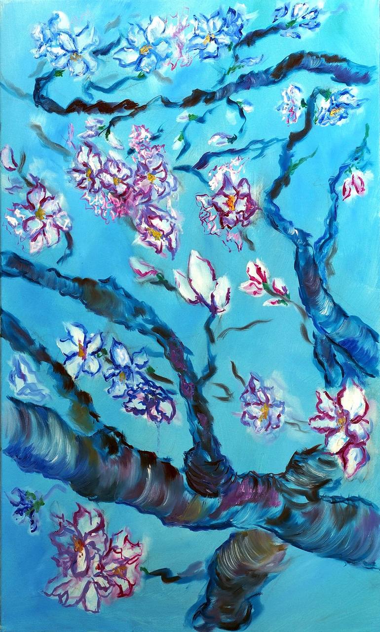 Original Impressionism Floral Painting by Ruslana Levandovska