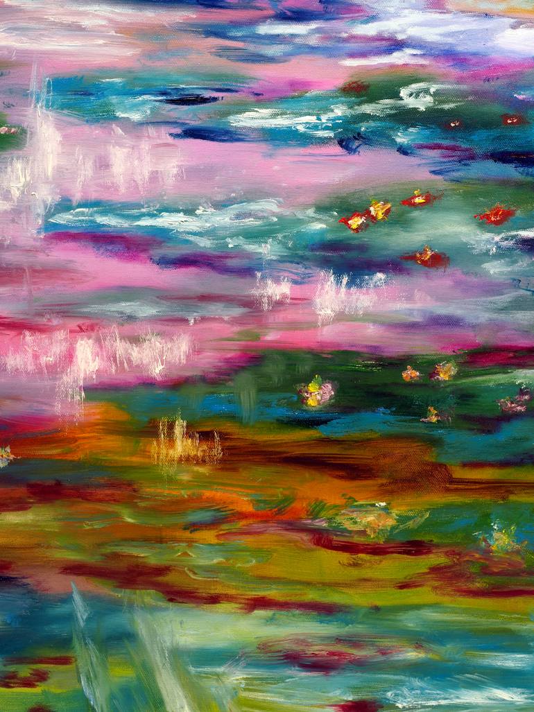 Original Impressionism Nature Painting by Ruslana Levandovska