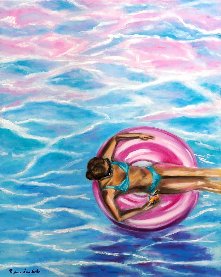 Original Realism People Paintings by Ruslana Levandovska
