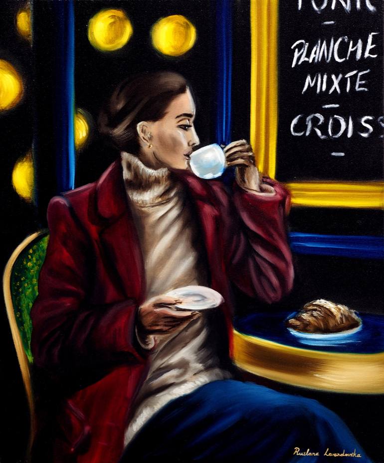 Original Realism People Paintings by Ruslana Levandovska