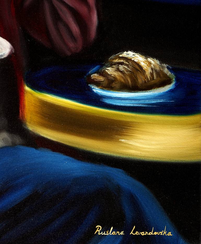 Original Realism People Painting by Ruslana Levandovska