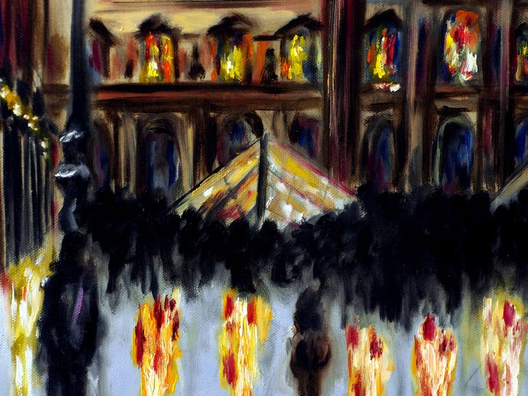 Original Impressionism Cities Painting by Ruslana Levandovska