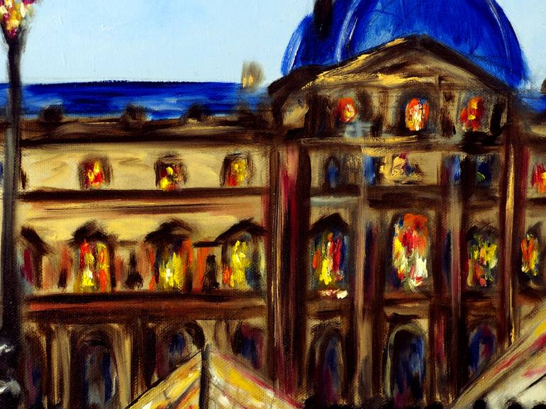 Original Impressionism Cities Painting by Ruslana Levandovska