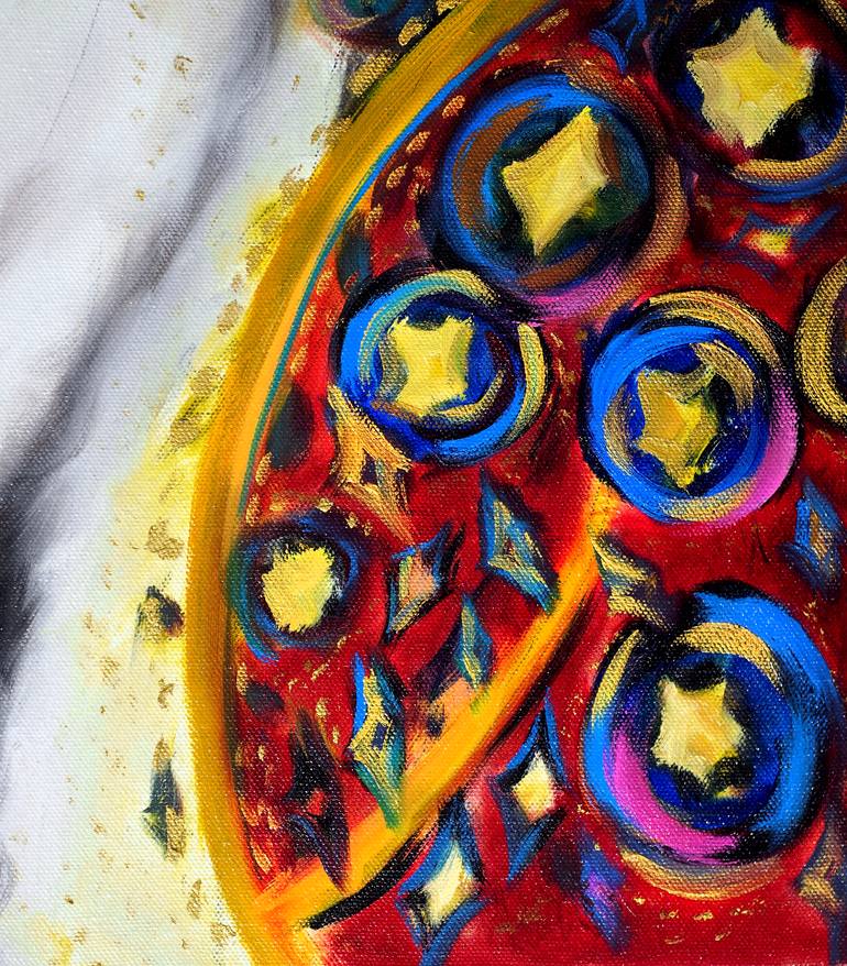 Original Conceptual Women Painting by Ruslana Levandovska