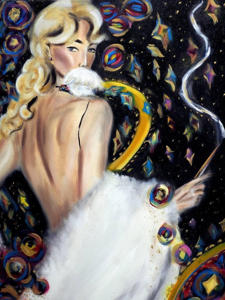 Original Conceptual Women Painting by Ruslana Levandovska