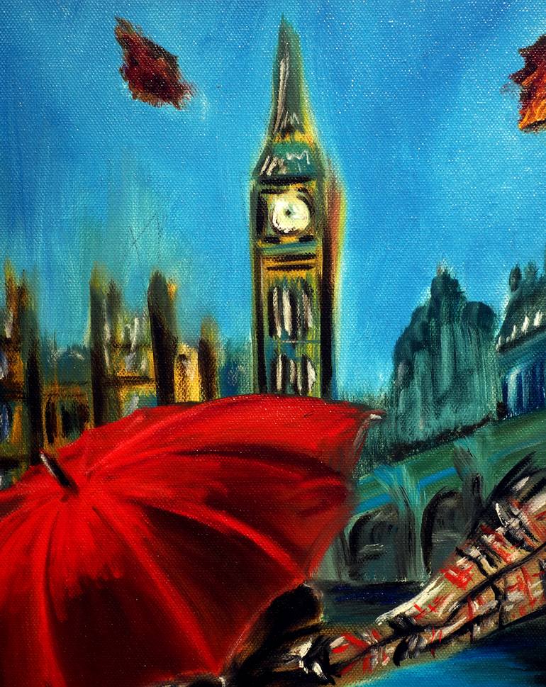 Original Impressionism Cities Painting by Ruslana Levandovska