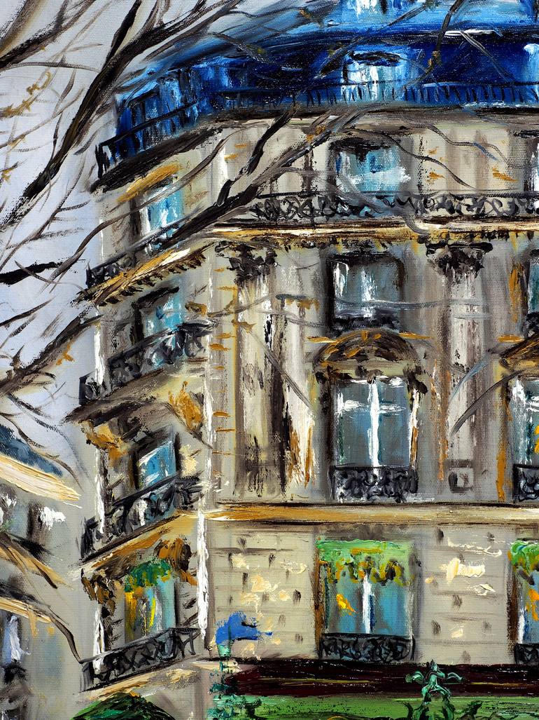 Original Impressionism Cities Painting by Ruslana Levandovska