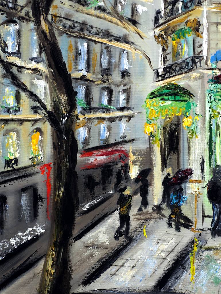 Original Impressionism Cities Painting by Ruslana Levandovska