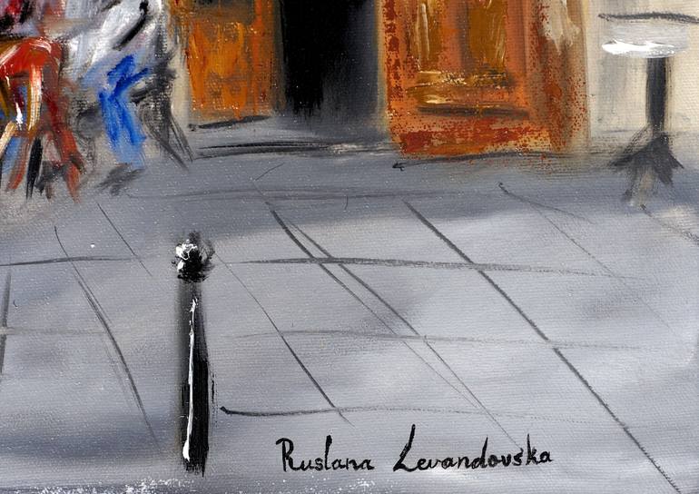 Original Impressionism Cities Painting by Ruslana Levandovska