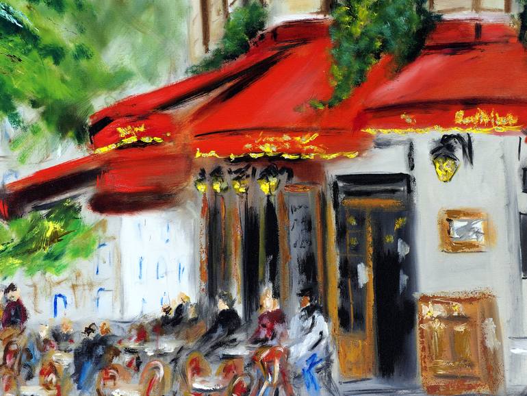 Original Impressionism Cities Painting by Ruslana Levandovska