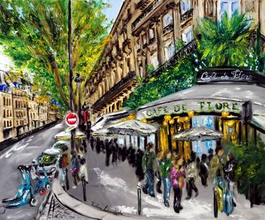 Original Impressionism Cities Paintings by Ruslana Levandovska