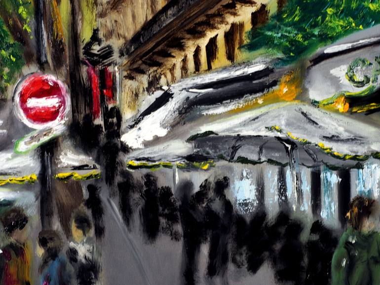 Original Impressionism Cities Painting by Ruslana Levandovska