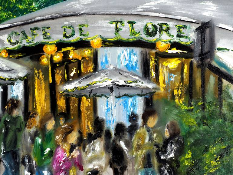 Original Impressionism Cities Painting by Ruslana Levandovska